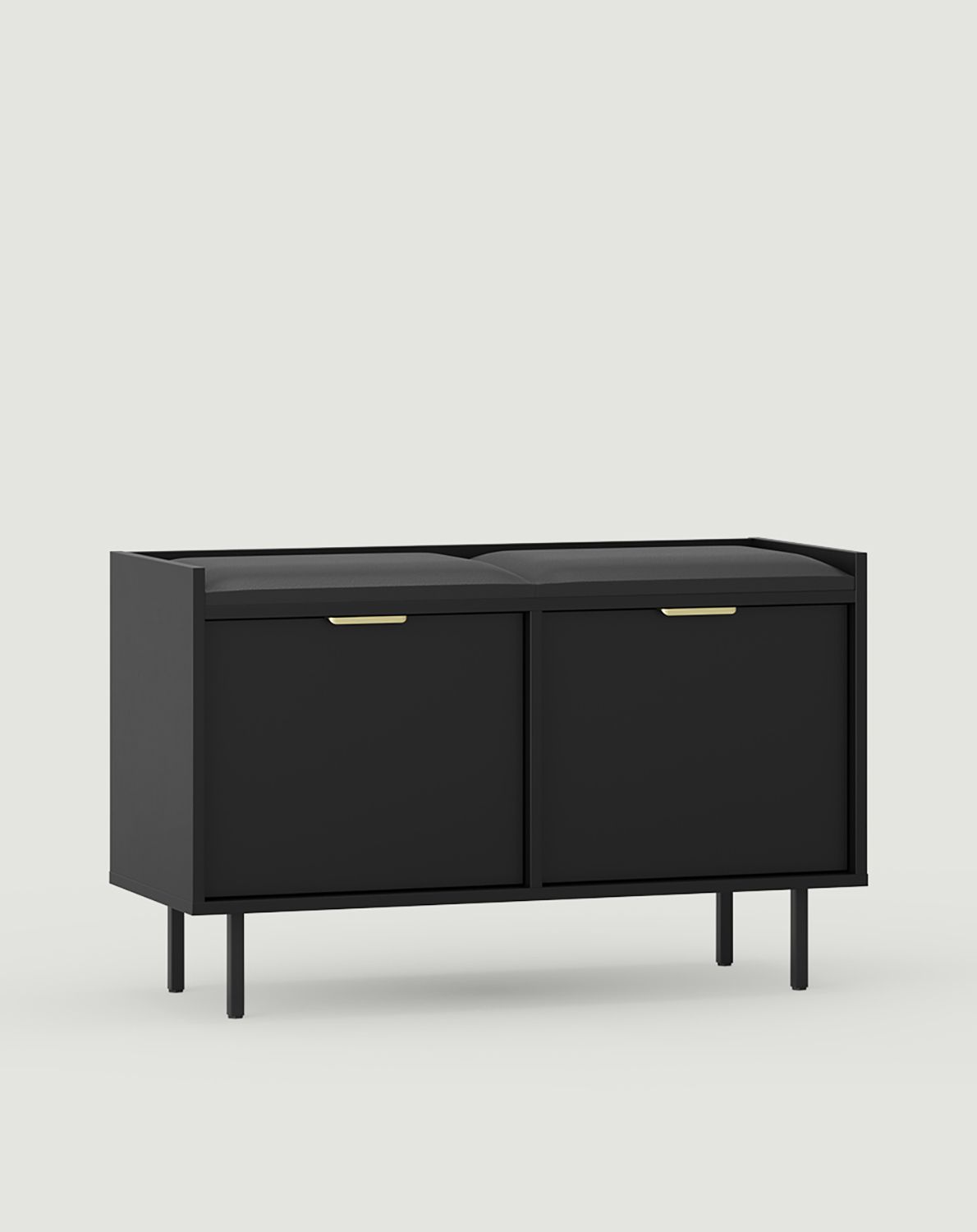 Dulap pentru pantofi cu scaun SIGI SBG2
Culoare: Onyx Black
Culoare tapițerie: Negru
Picior: Negru
Mâner: LING Gold