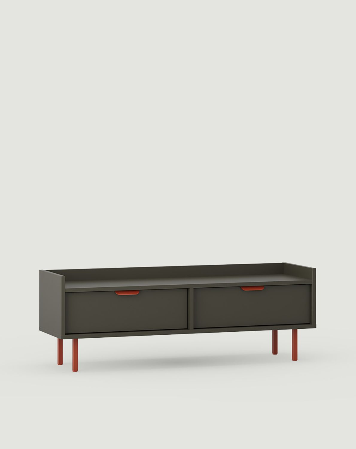 Dulap redus RTV SIGI S1TV1
Culoare: Basalt
Picior: Fiery Terracotta
Mâner: LAYERS 110 Fire Terracotta