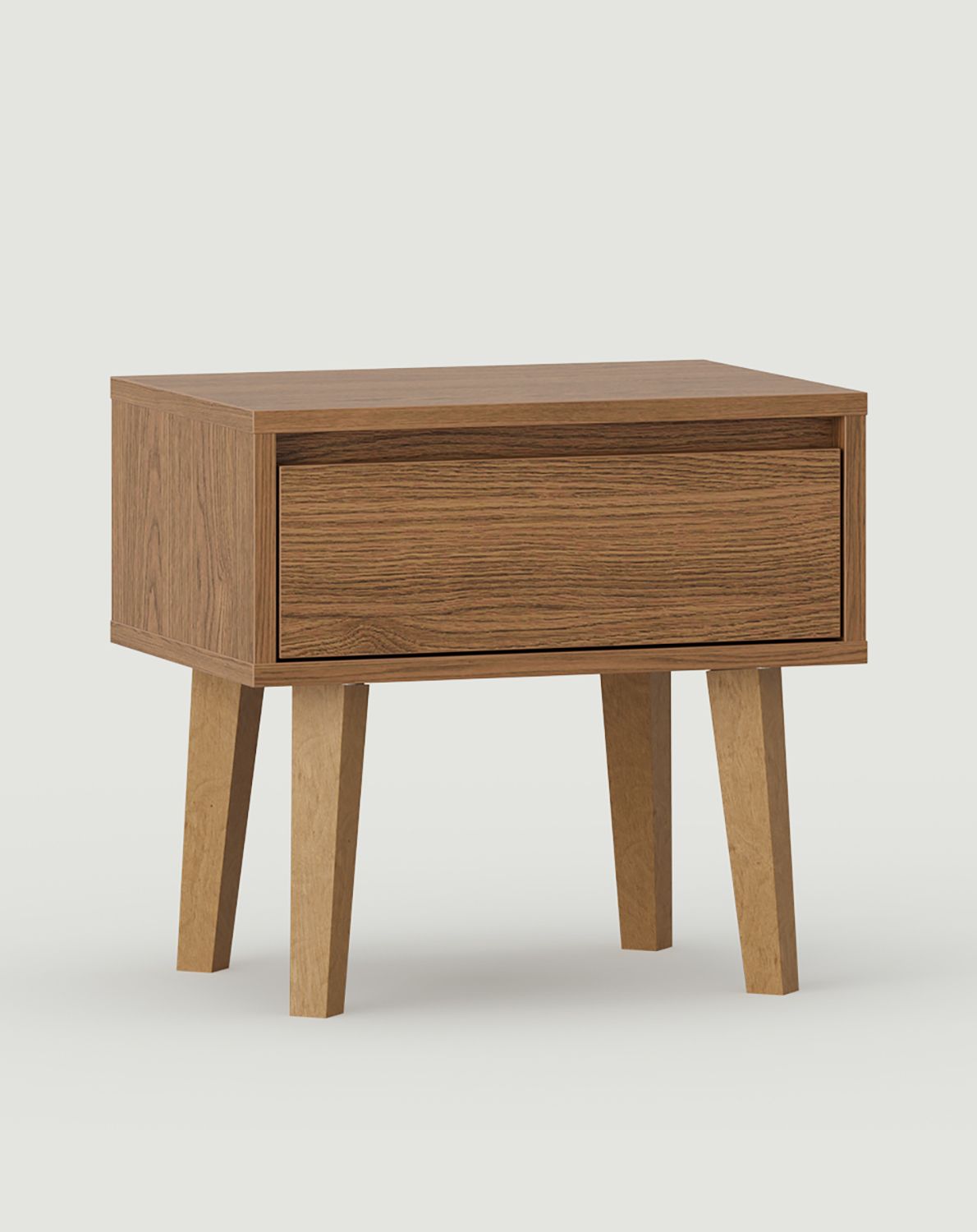Măsuță de noptieră FENRIS SNF01
Culoare: Stejar rustic
Picior: Fag trapezoidal vopsit