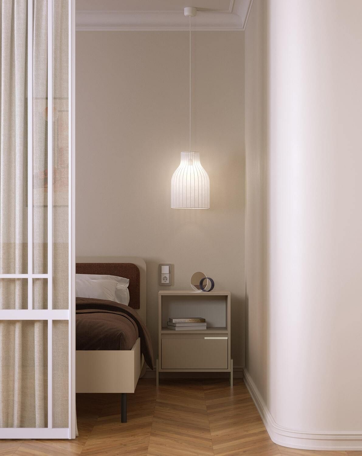 Dulap de noptieră INEA ISN3S
Culoare: Champagne Beige
Culoarea mânerului: Oțel Inea Milky Way
Culoare picior: Steel Inea Cappuccino