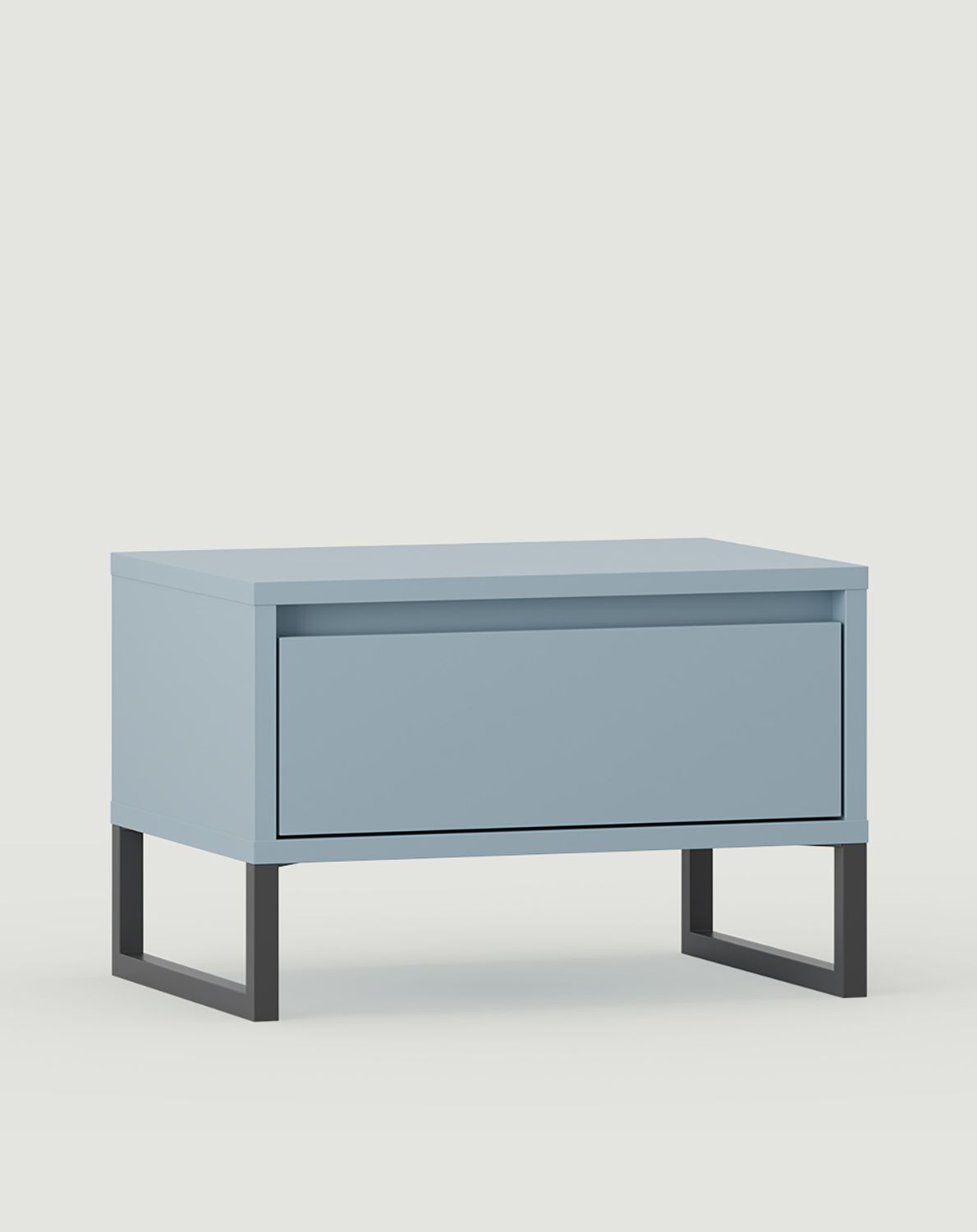 Măsuță de noptieră ODIS SN01
Culoare: Dove Blue
Culoare picior: Oțel ODIS Gri
