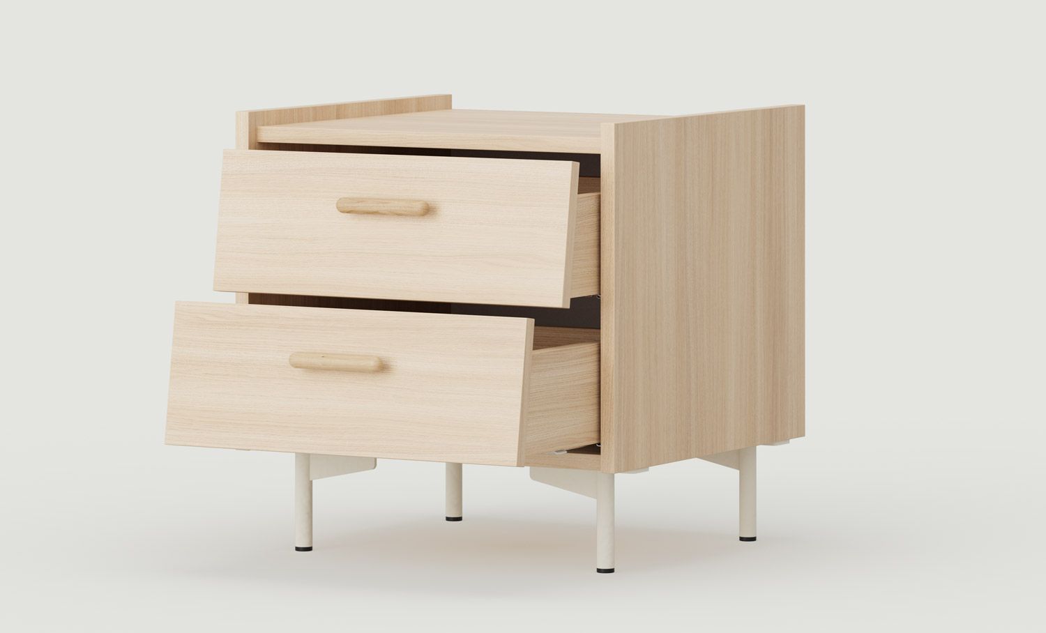 Dulap de noptieră SKRA SKR20
Culoare: Sand Oak
Picior: Milky Way
Mâner: Cigar Oak
                            