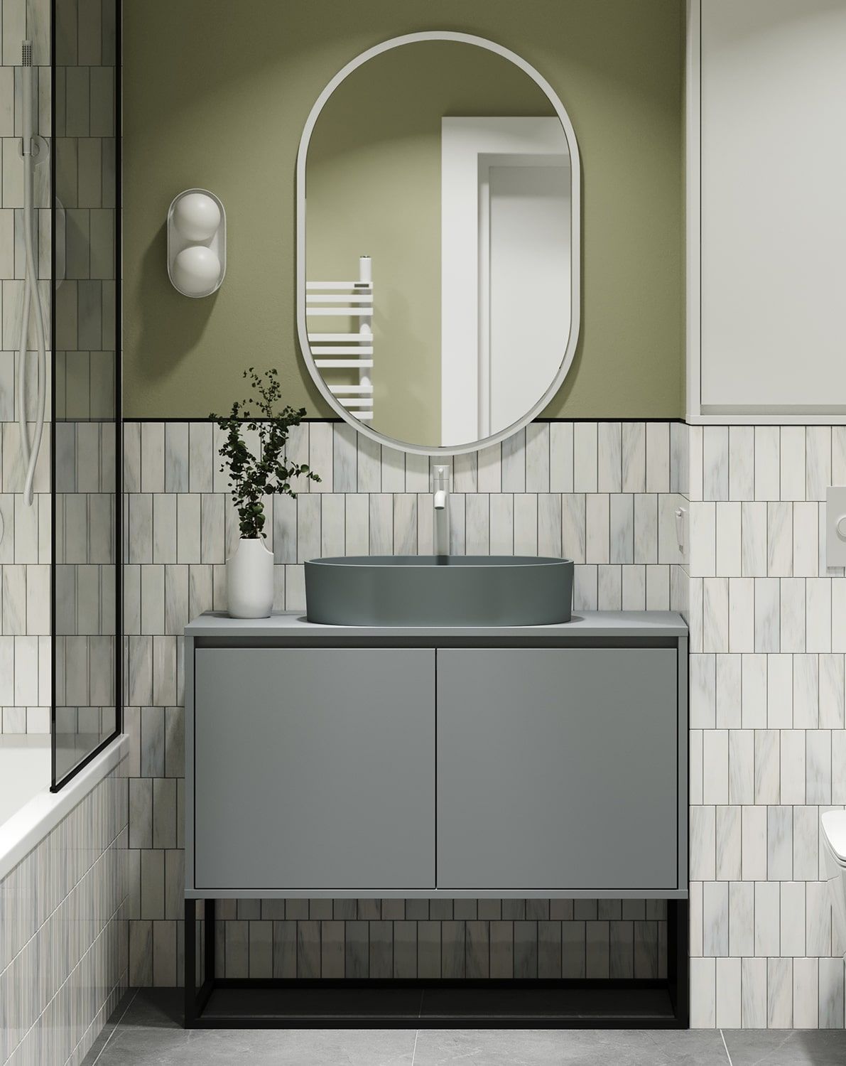 Dulap ODIS cu chiuvetă OMNIRES OU01
Culoare: Moon Dust
Culoarea picioarelor: ODIS Steel Black
Bazin: OVO M+ Midnight Blue OMNIRES
Robinet: Tall Y White Mat OMNIRES
Blat: Fără blat