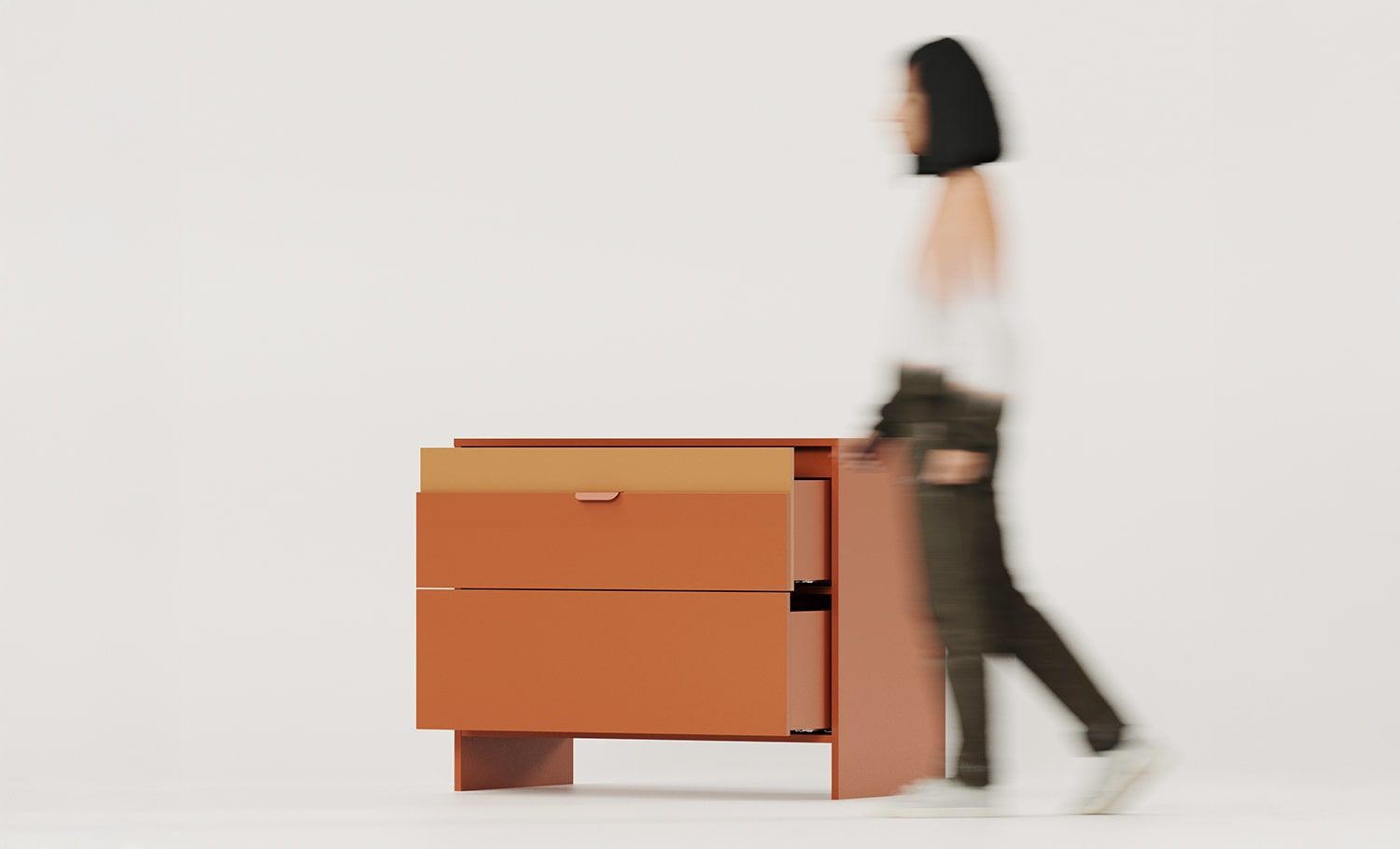 Dulap lavoar cu sertare LAYERS LAY65
Culoare: Fiery Terracotta
Culoarea celui de-al doilea strat frontal: Sahara Deep
Mâner: Mâner LAYERS 110 Fire Terracotta