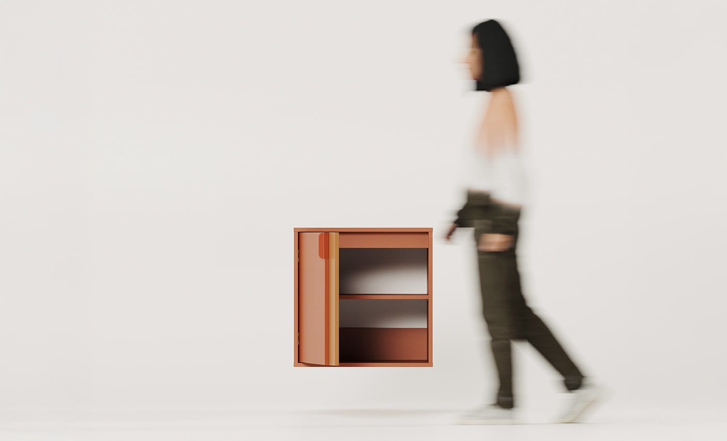 Dulap lavoar LAYERS montat pe perete LAY66
Culoare: Fiery Terracotta
Culoarea frontală a celui de-al doilea strat: Sahara Deep
Mâner: LAYERS 110 Fire Terracotta