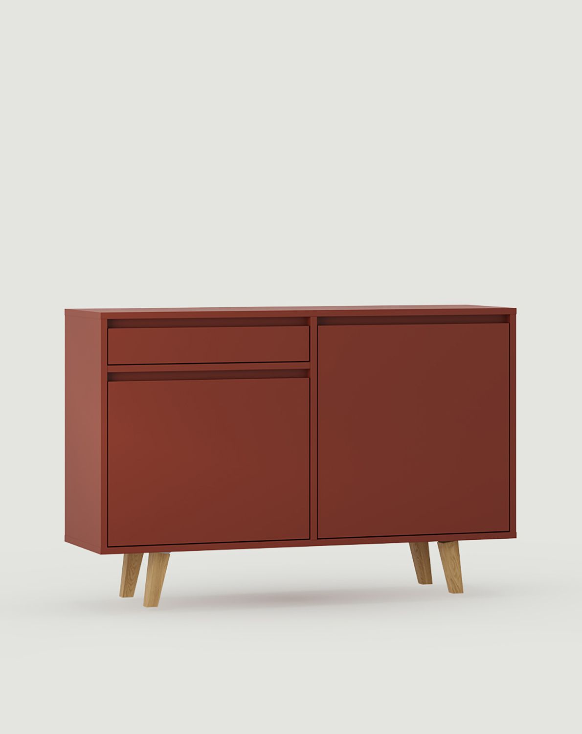 Dulap FENRIS RTV FTV2S
Culoare: Fiery Terracotta
Picior: Stejar trapezoidal uns cu ulei