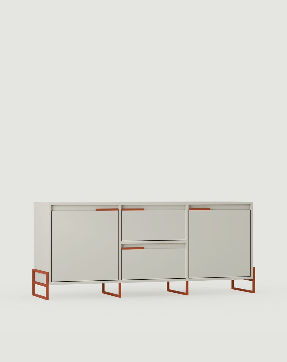 Dulap INEA RTV ITV3S
Culoarea mobilierului: Milky Way
Culoarea mânerului: Oțel Fiery Terracotta
Culoare picior: oțel Inea Flame Terracotta
                            