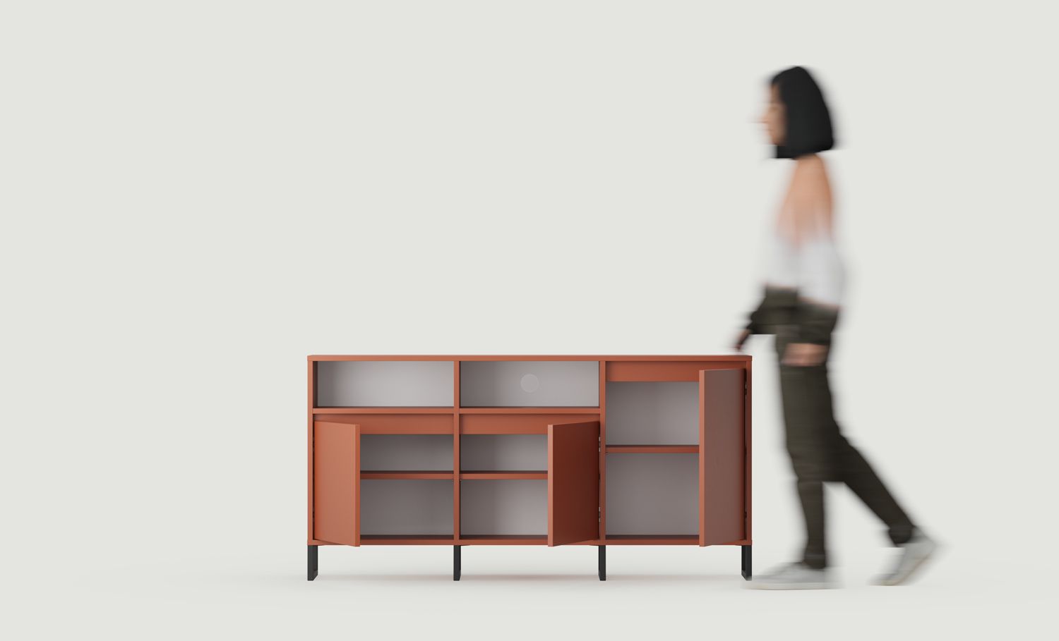 Dulap ODIS BTV3 RTV
Culoare: Fiery Terracotta
Culoarea piciorului: Leg Black
                            