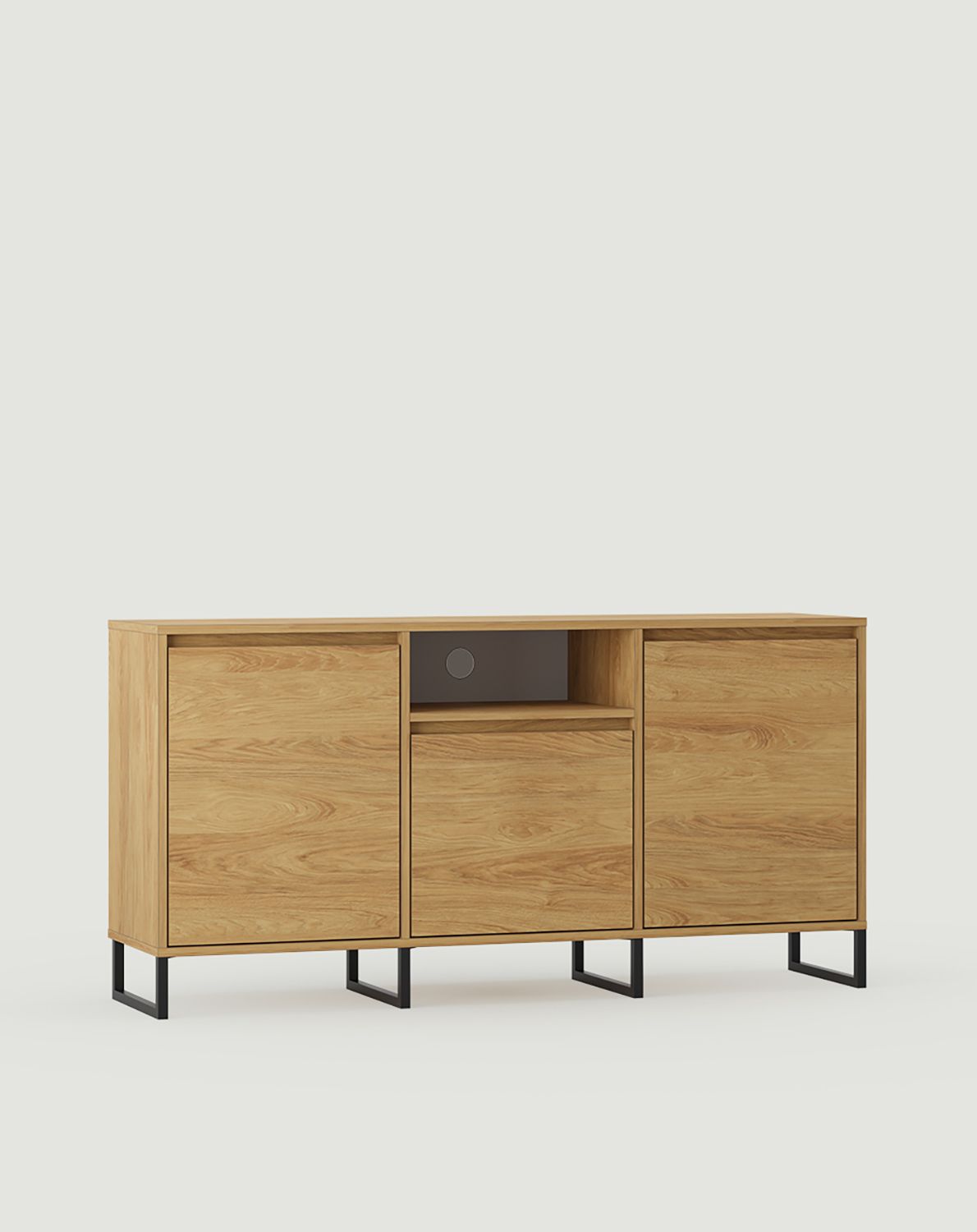 Dulap RTV ODIS BTV3K
Culoare: Hickory natural
Culoarea piciorului: Picior negru
                            