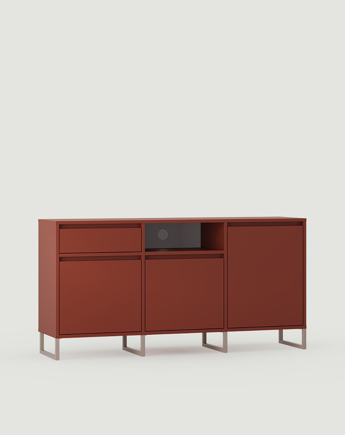 Dulap RTV ODIS BTV3S
Culoare: Fiery Terracotta
Culoare picior: Picior bej gri
                            