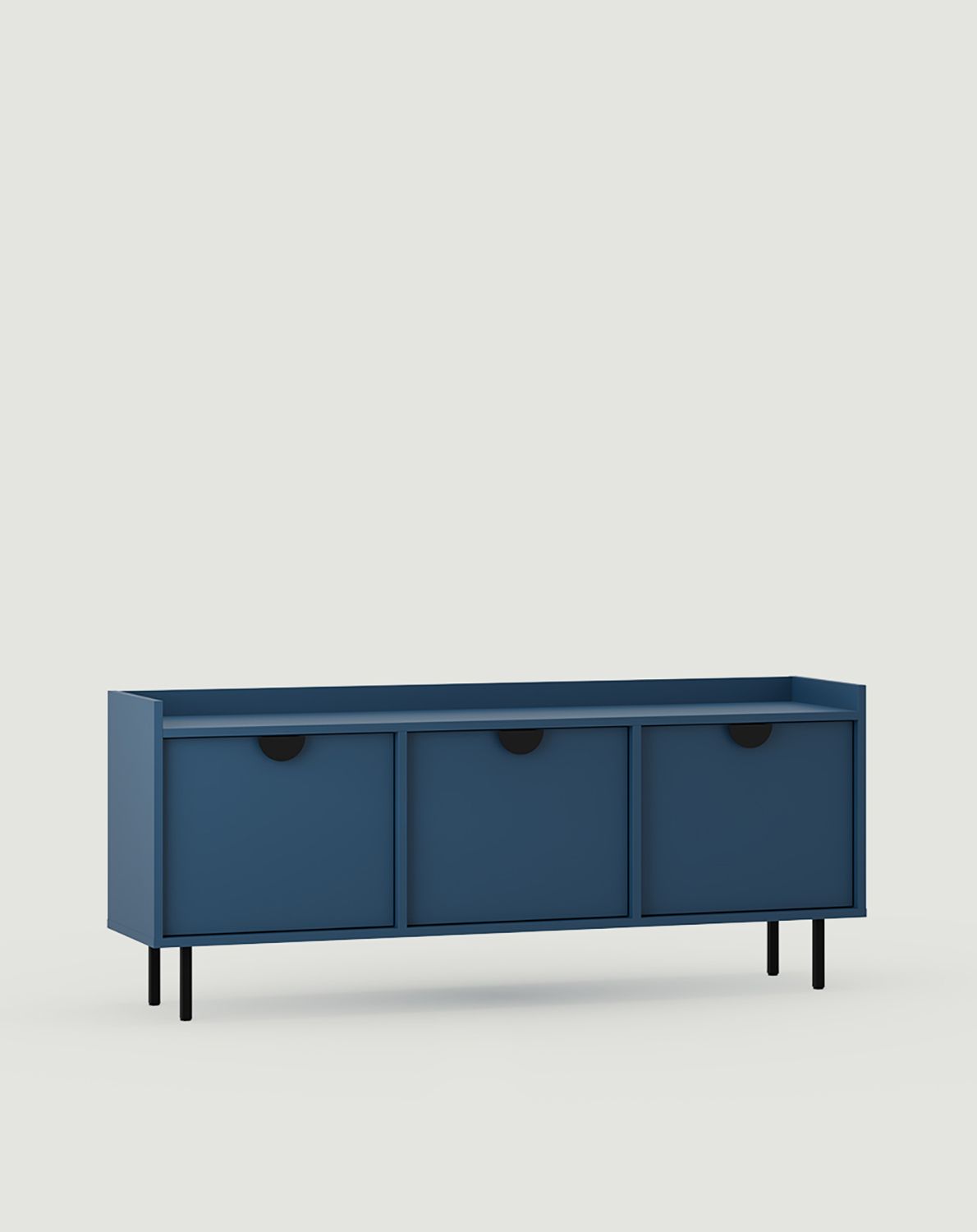 Dulap RTV SIGI STV3K
Culoare: Albastru tirolez
Picior: Negru
Mâner: Mâner RIND negru