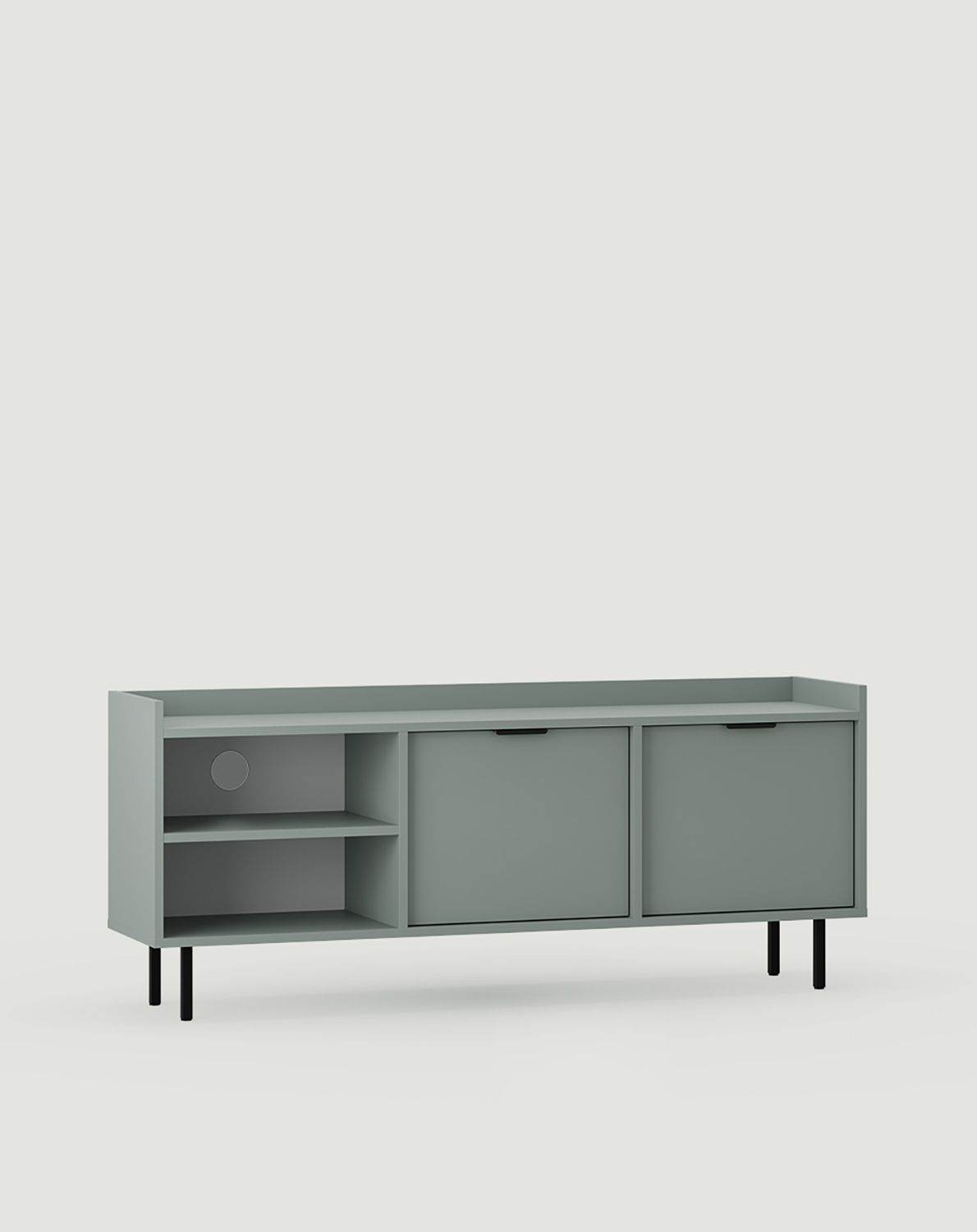Dulap RTV SIGI STV4
Culoare: Twilight Blue
Picior: Negru
Mâner: LING negru