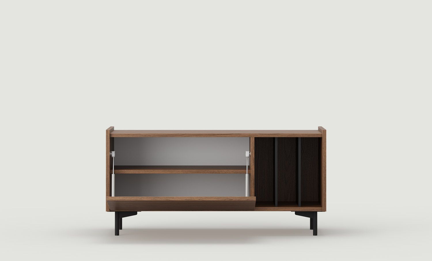 Dulap RTV SKRA SKR01
Culoare: Stejar rustic
Picior: Negru