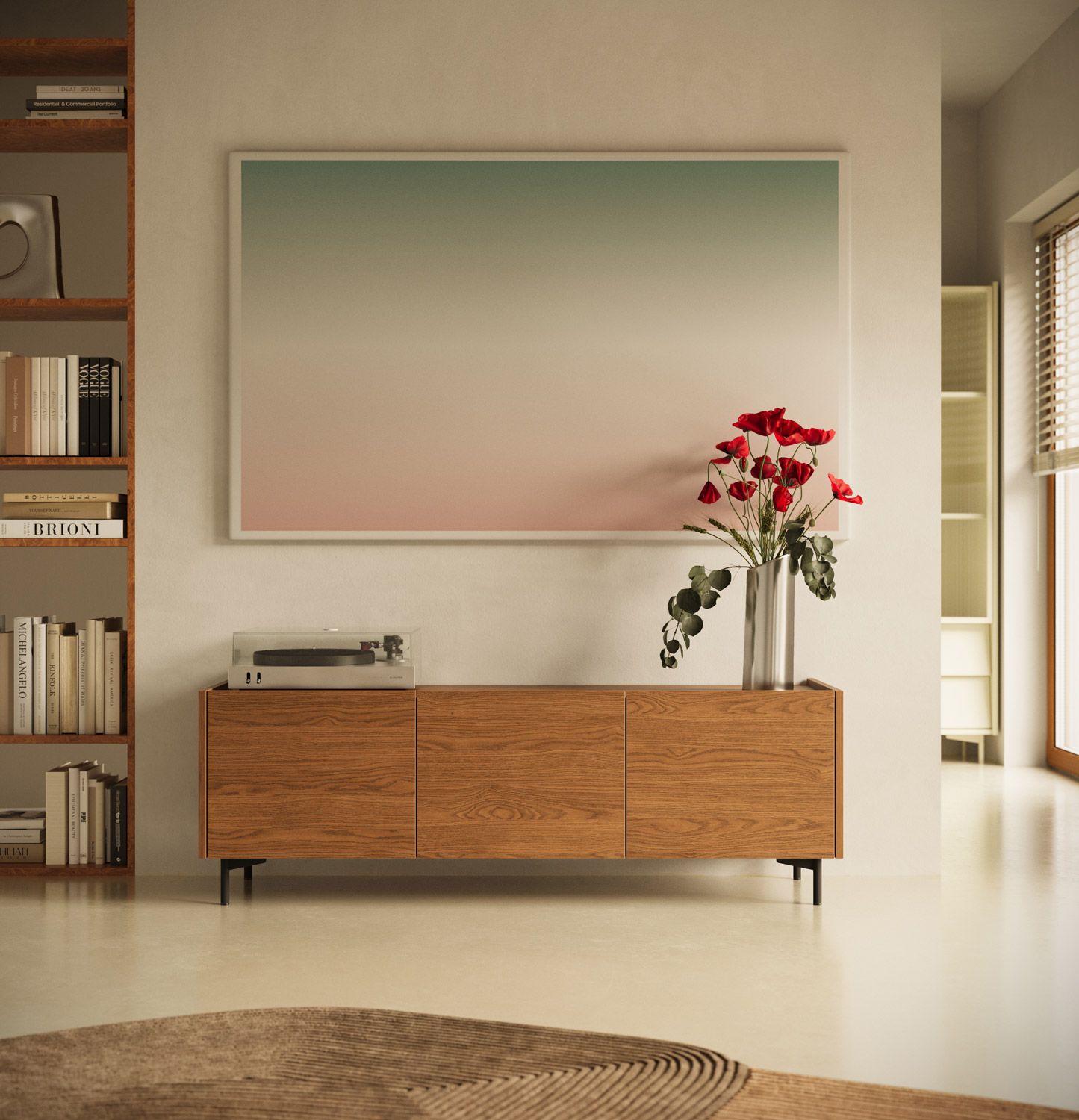 Dulap RTV SKRA SKR06
Culoare: Stejar rustic
Picior: Negru
