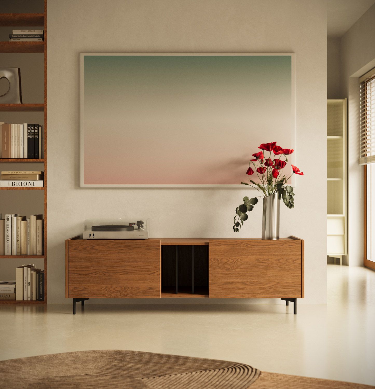 Dulap RTV SKRA SKR08
Culoare: Stejar rustic
Picior: Negru