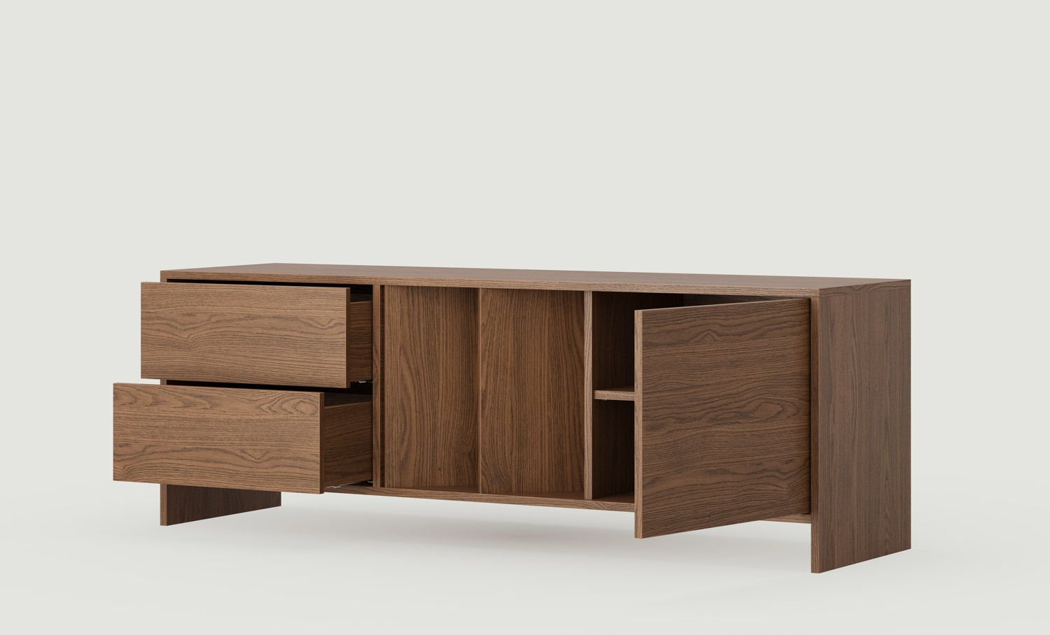 Dulap RTV YUTO YTV03
Culoare: Stejar rustic