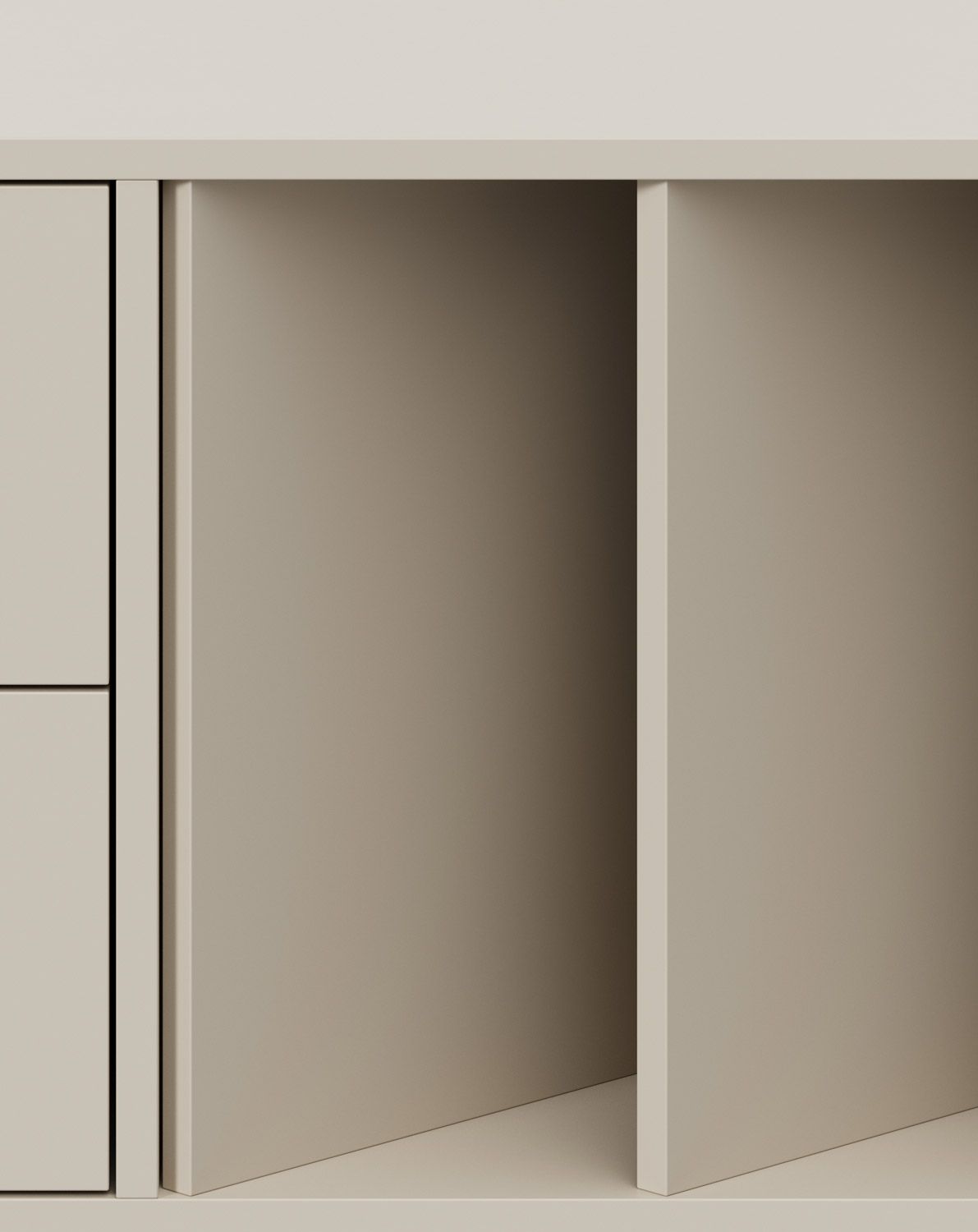 Dulap RTV YUTO YTV03
Culoare: Champagne Beige