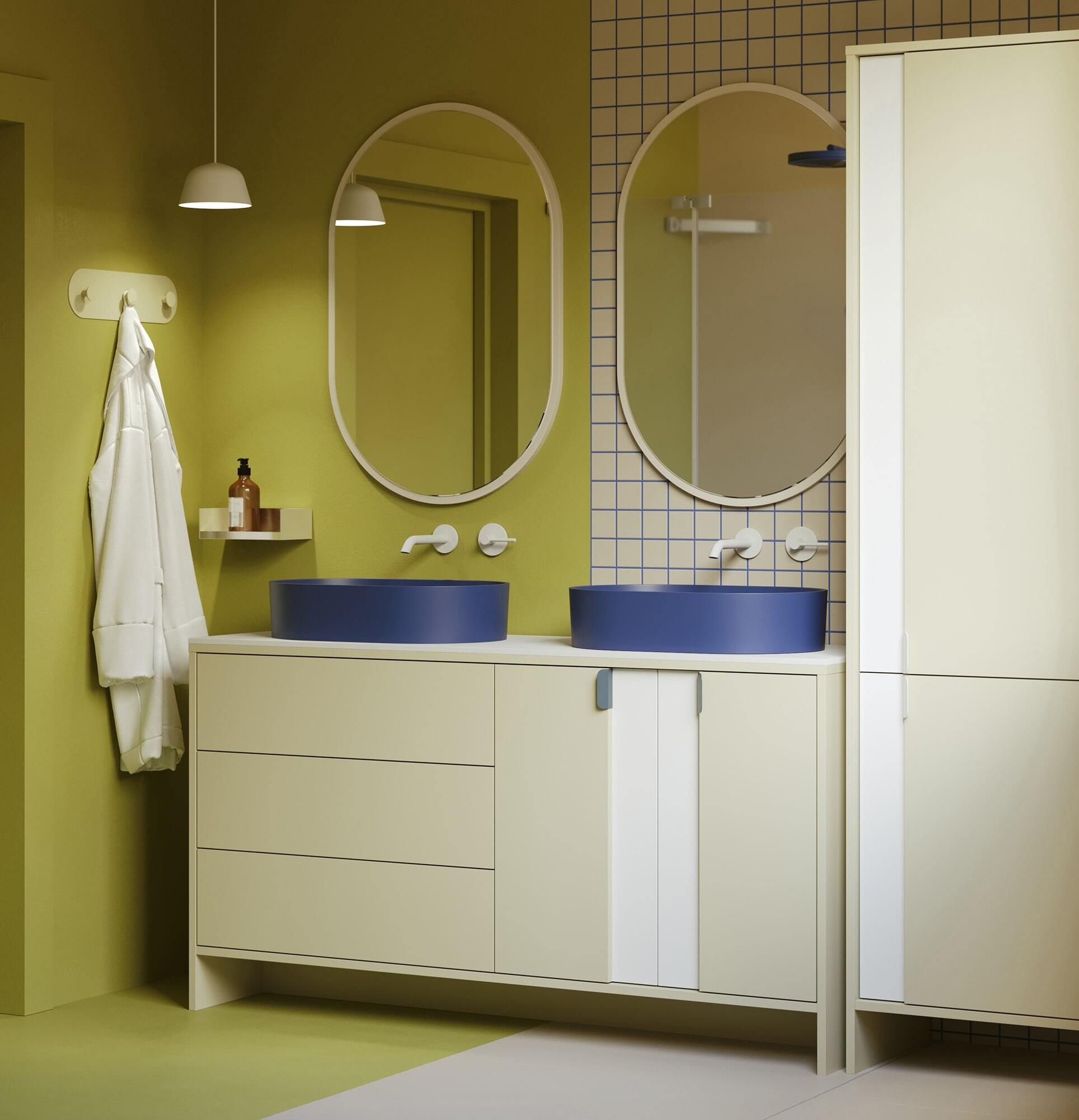 Dulap pentru două lavoare LAYERS LAY75