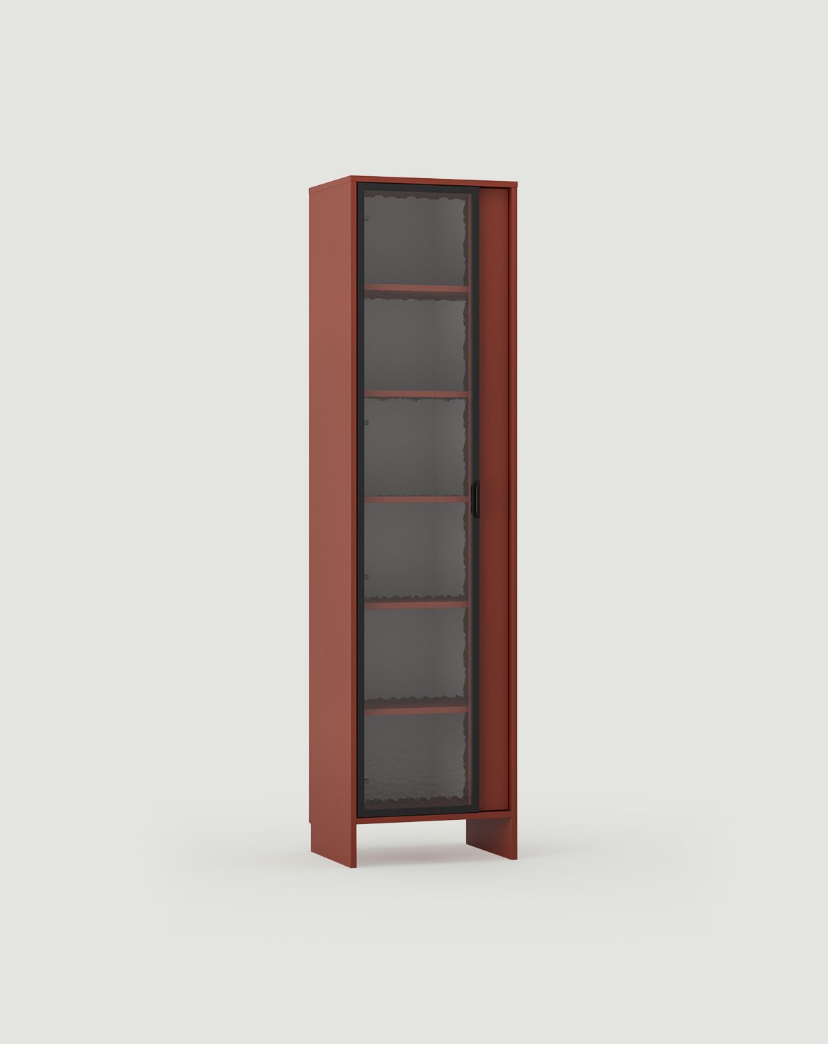 Dulap LAYERS LAY46
Culoare: Fiery Terracotta
Culoarea panoului frontal: Fiery Terracotta
Mâner: Mâner LAYERS 110 Black Onyx
Tip de sticlă: Sticlă ornamentală glacies