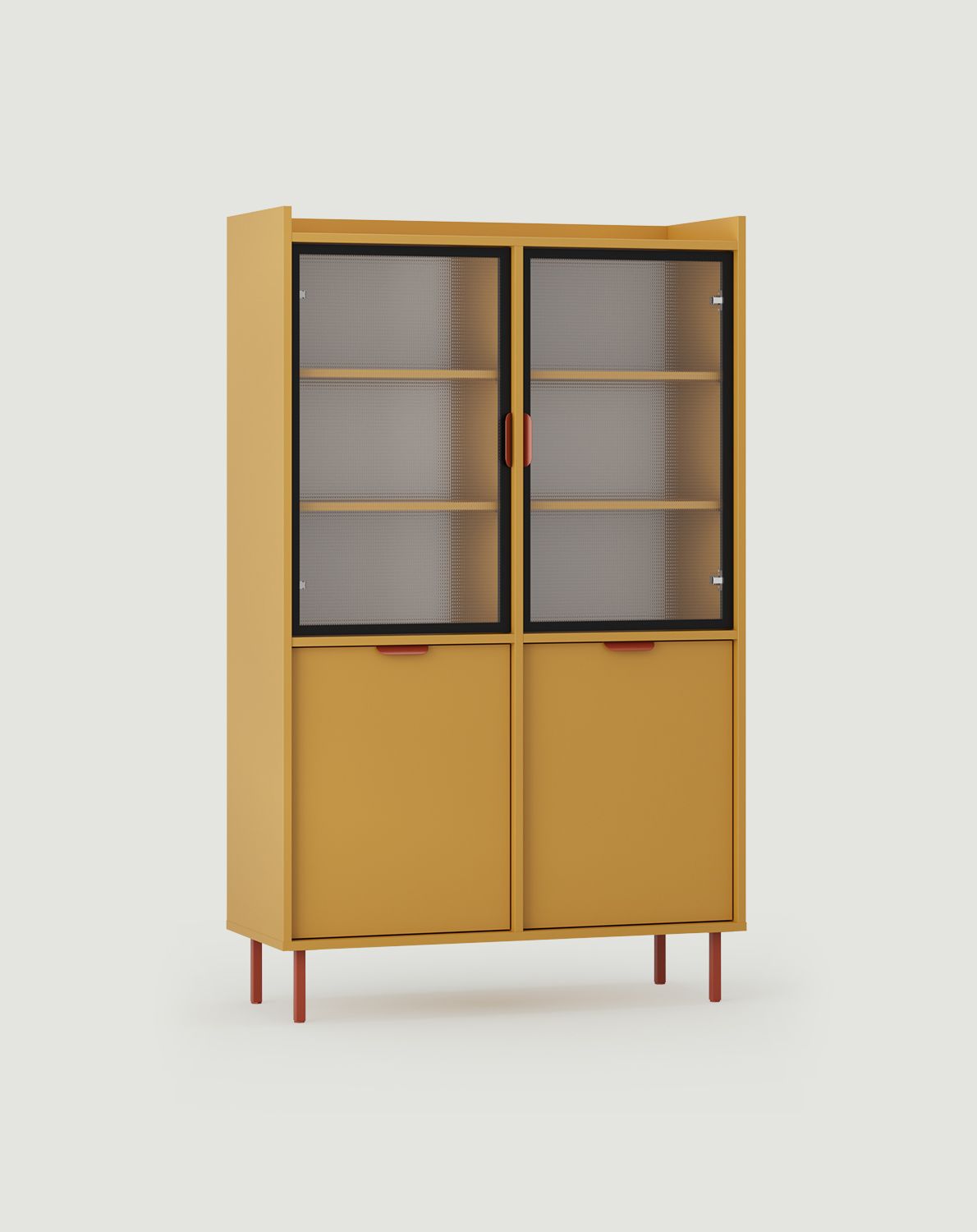SIGI dulap jos WSN4
Culoare: Vintage muștar
Sticlă: Sticlă ornamentală mons
Picior: Teracotă aprinsă
Mâner: LAYERS 110 Flame Terracotta